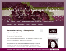 Tablet Screenshot of heikeskartenwerkstatt.de